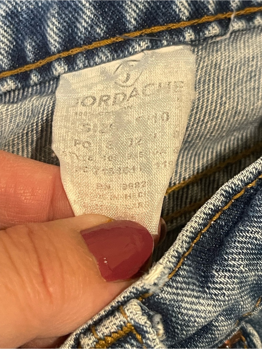 Jordache Light Wash Wide-Leg Jeans with Frayed Hem - Picture 10 of 10
